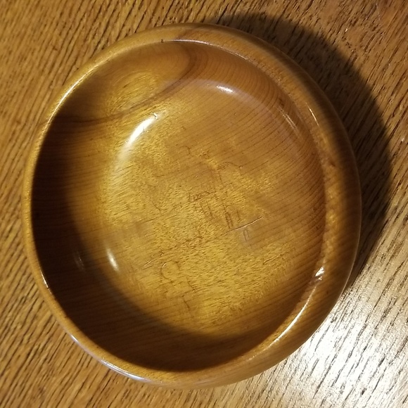 Teak bowl small. Nut dish or decor. - Picture 4 of 4